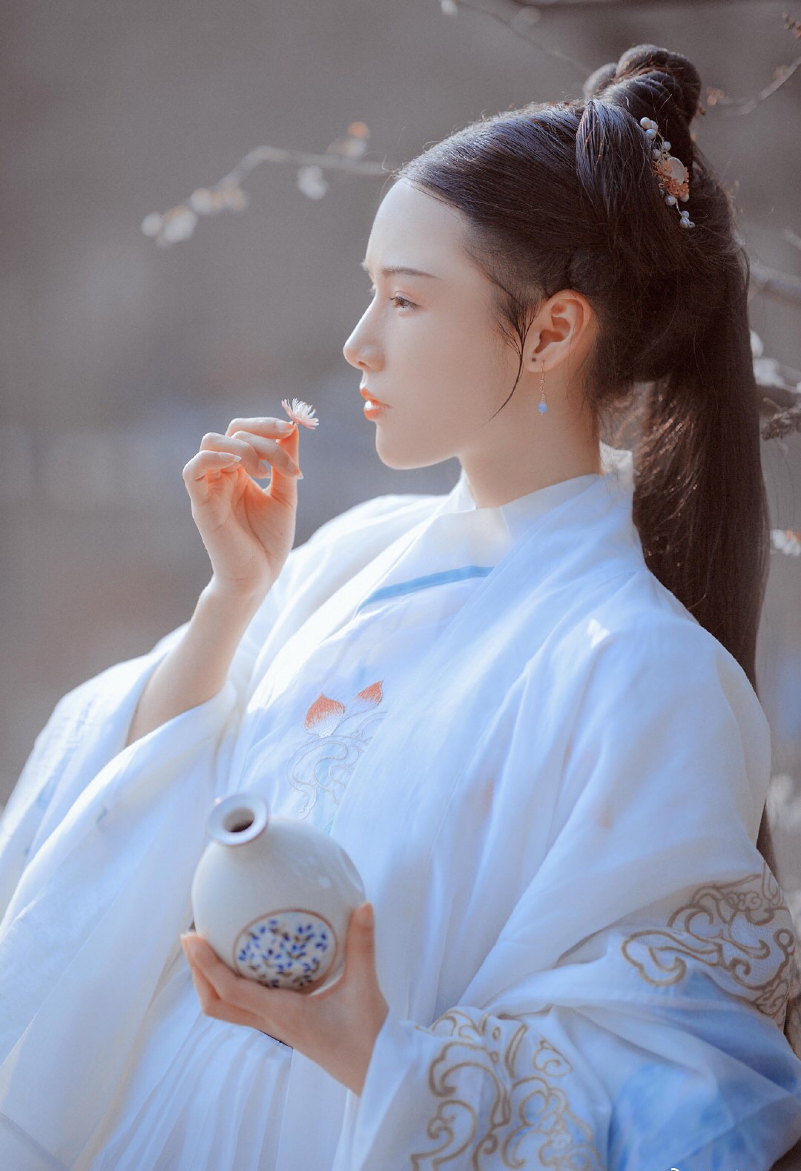 汉服,古风,写真,清新,唯美,女头,背景,壁纸,古风壁纸,古风背景,美女