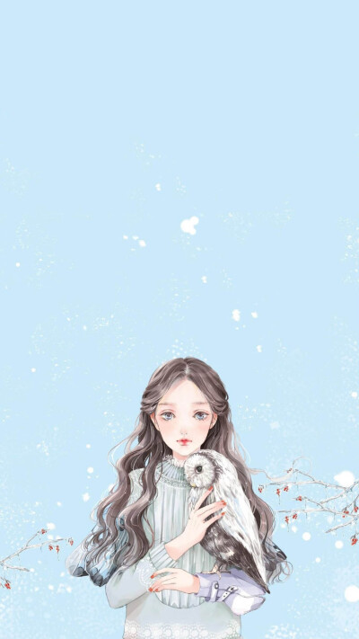 手绘图片唯美