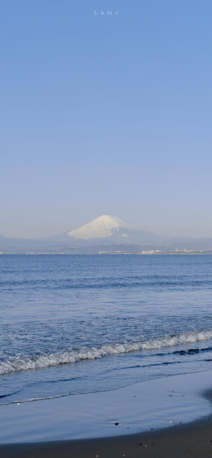 手机壁纸风景温柔蓝色系