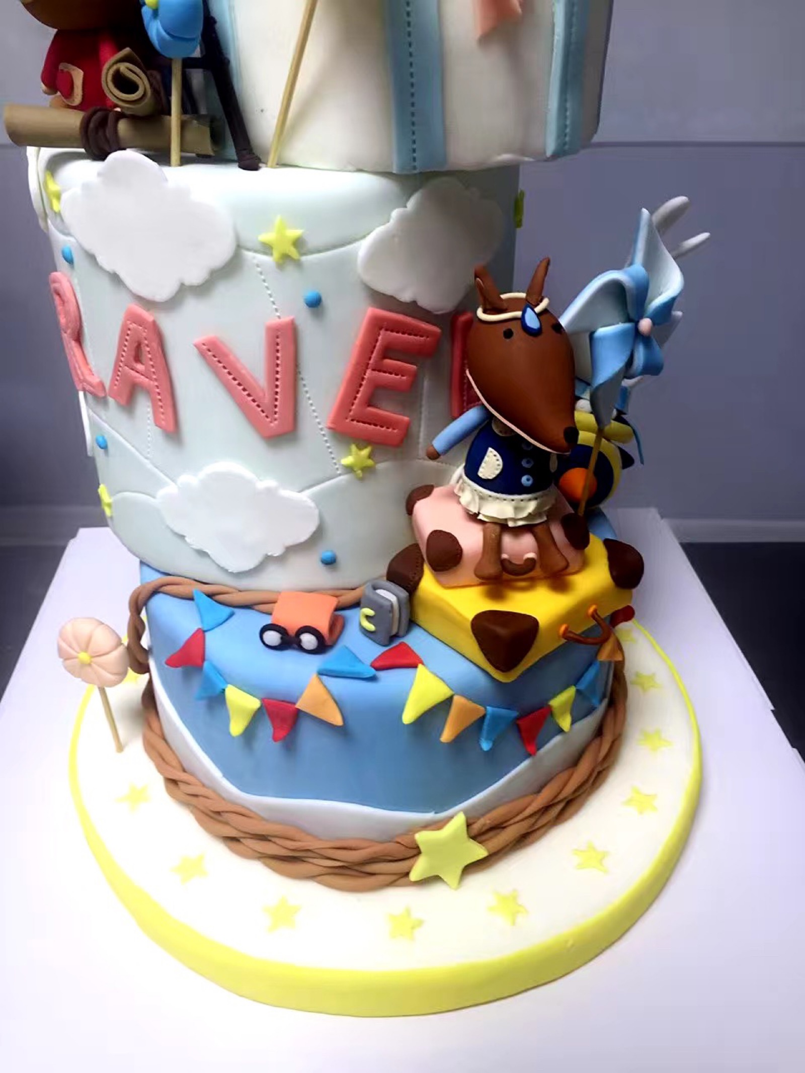 蛋糕-哆啦A梦的祝福_七彩蛋糕