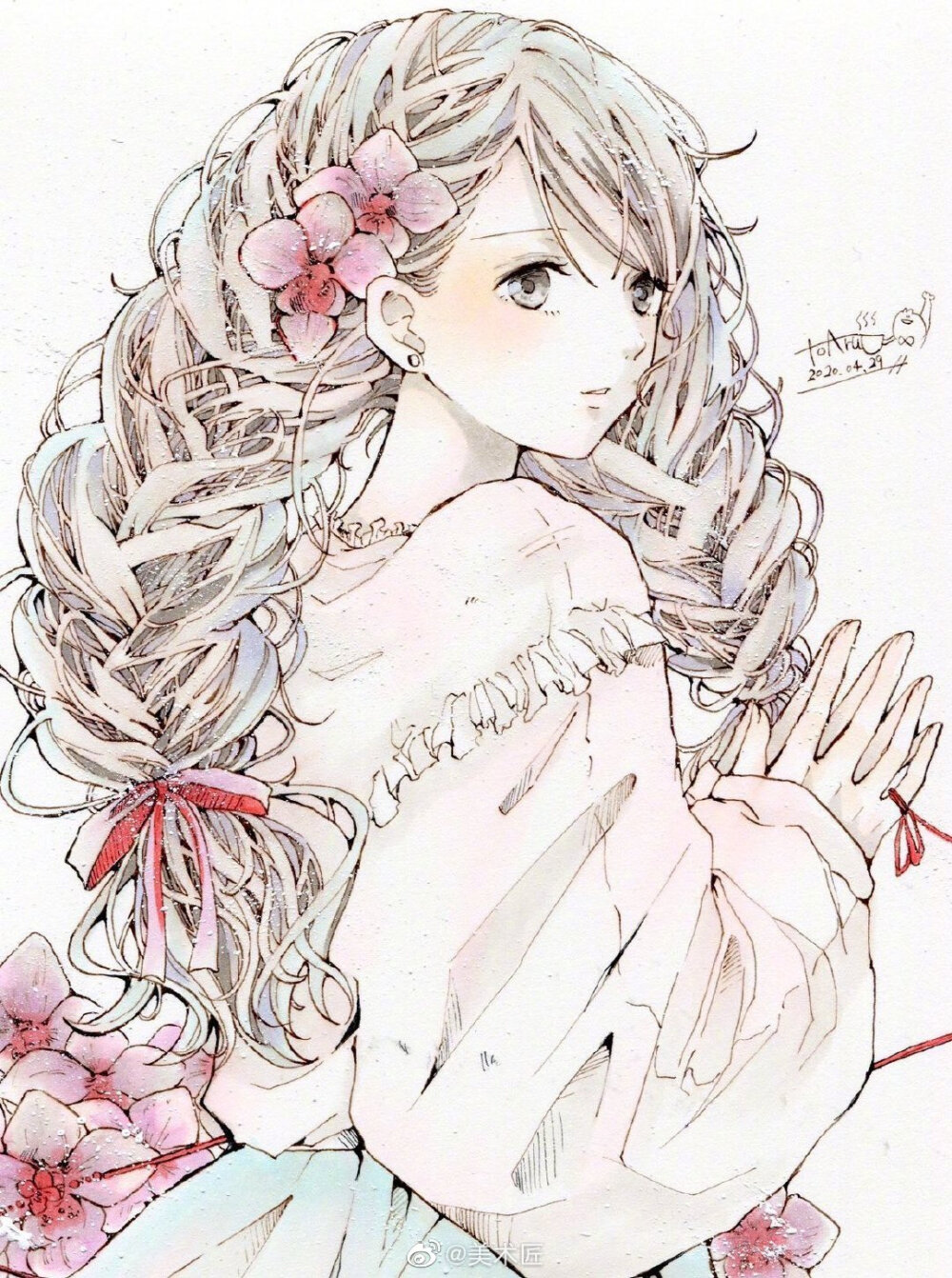 [cp]精致的闺蜜双子编 , 人物插画师 , とあるお茶 [/cp]