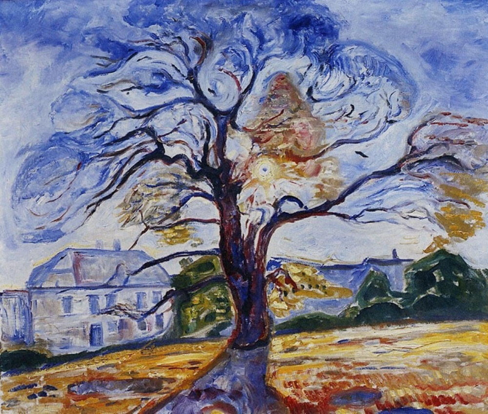 橡树1906年挪威画家爱德华蒙克作品