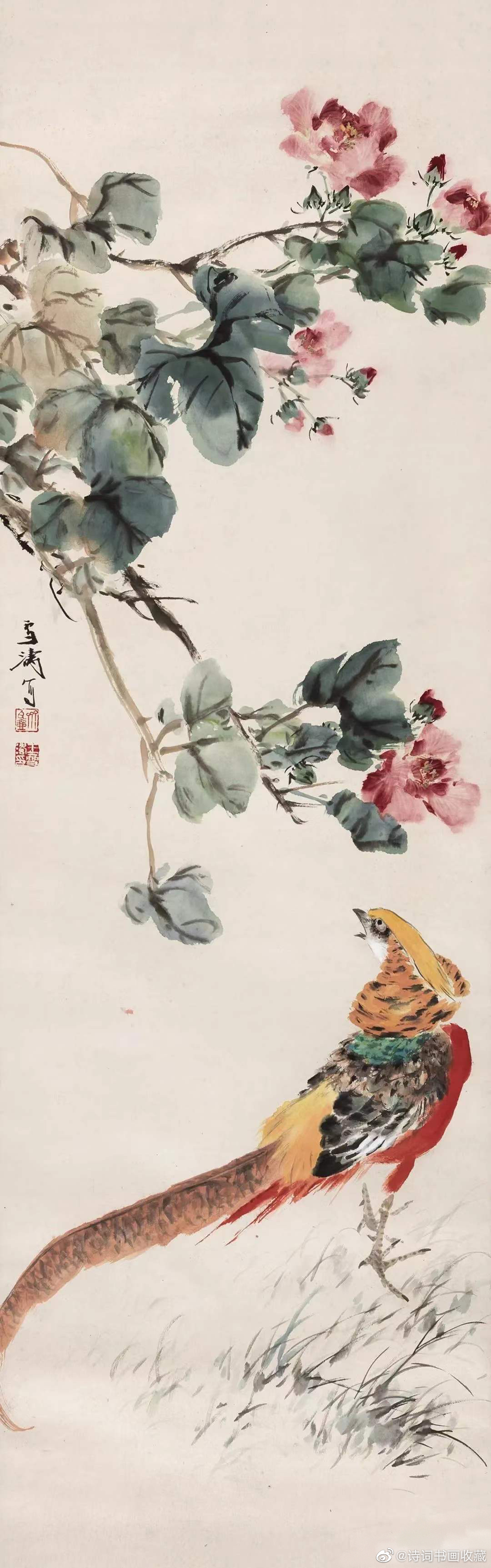 王雪涛花鸟精品欣赏!王雪涛,中国现代著名小写意花鸟画家.
