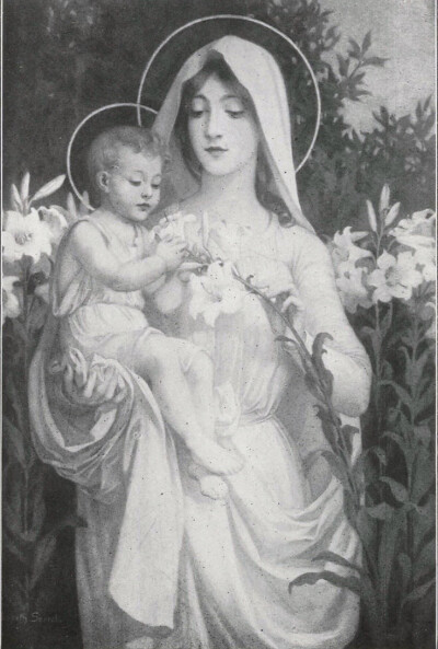 圣母玛利亚,圣婴耶稣.