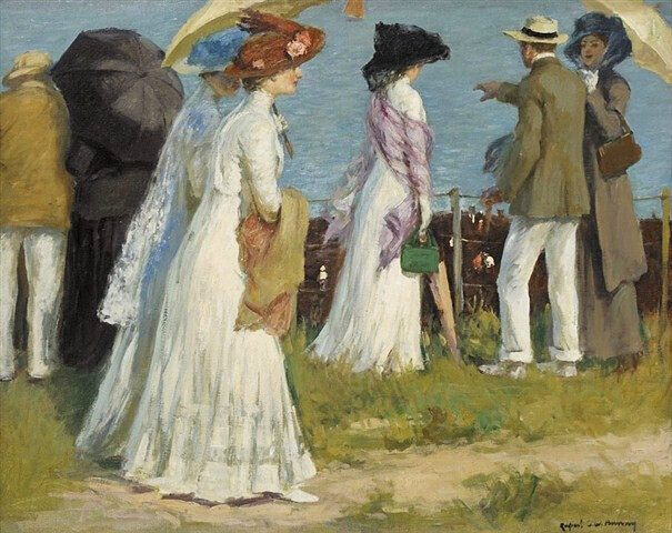 旅法澳大利亚画家rupert bunny(1864-1947)的画,他是那一代最成功的