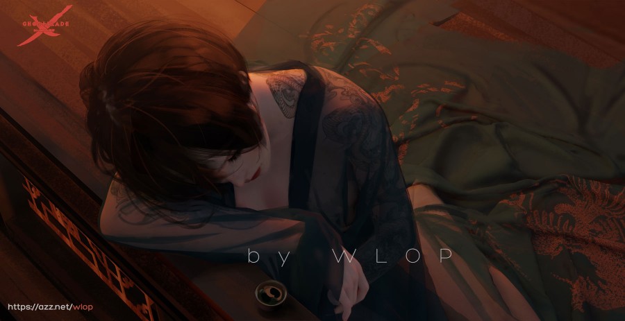 【wlop】鬼刀无水印壁纸