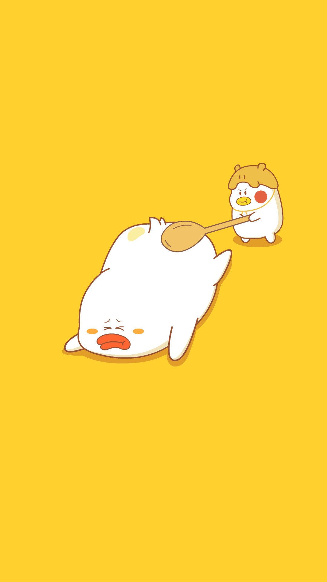 【手机壁纸x屁屁鸭】鸭鸭是用心生产奥利奥的哦