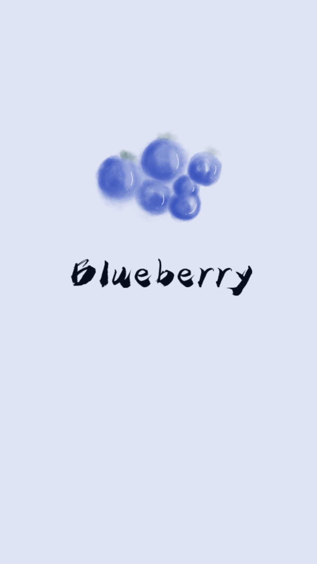 春夏壁纸蓝莓blueberry清新简洁