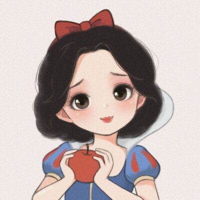 我觉得迪士尼公主的图片也可以做团头或是闺蜜头像.