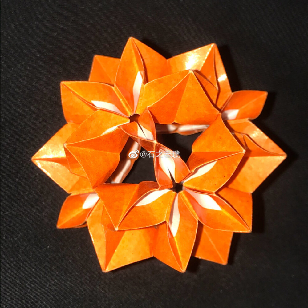 [手工-折纸-花纸球][实践版]还是花朵好看～巧妙的花球～个人很喜欢的