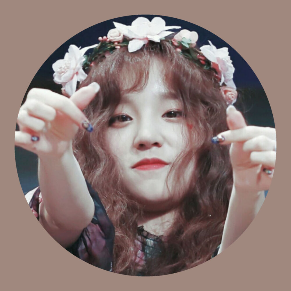 (g)i-dle yuqi 圆框滤镜头像