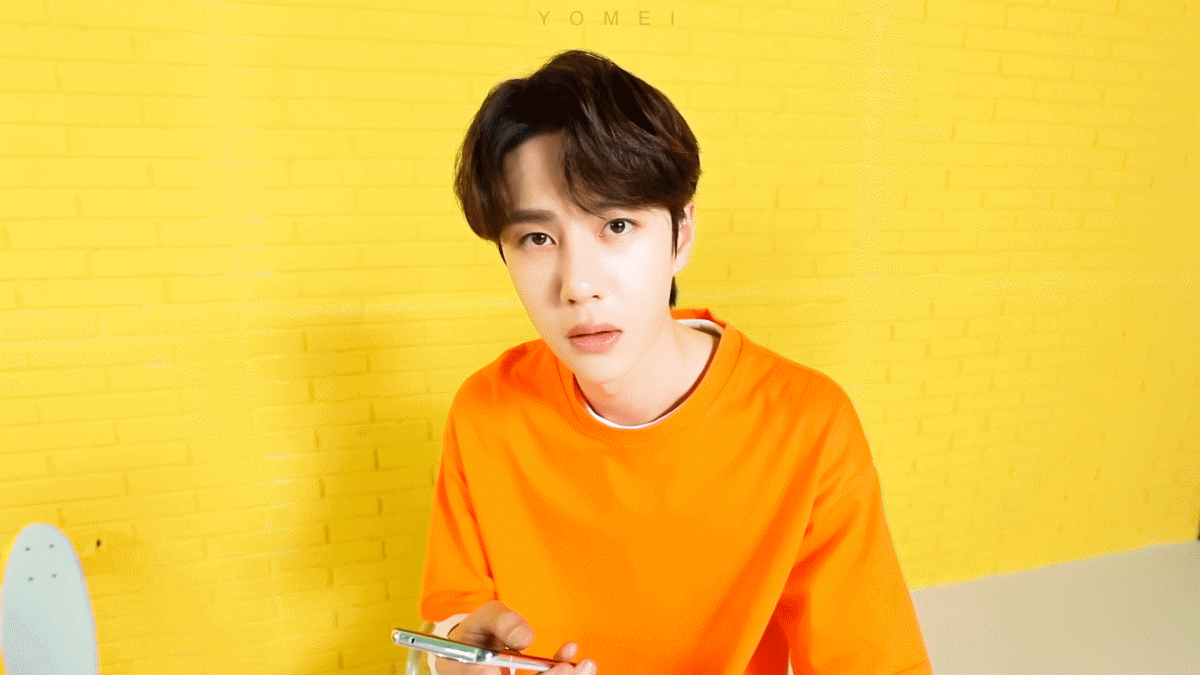 200616 美汁源宣传片 截修可爱橘色耶啵 @uniq-王一博 cr:yomei_yibo