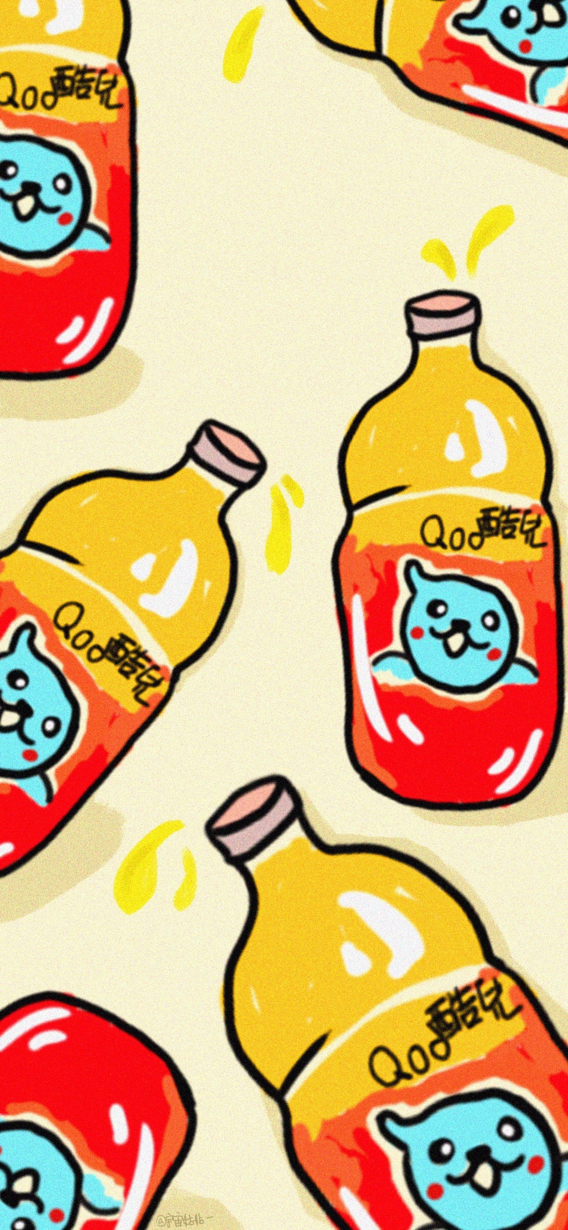 分享一组饮料/零食壁纸背景图