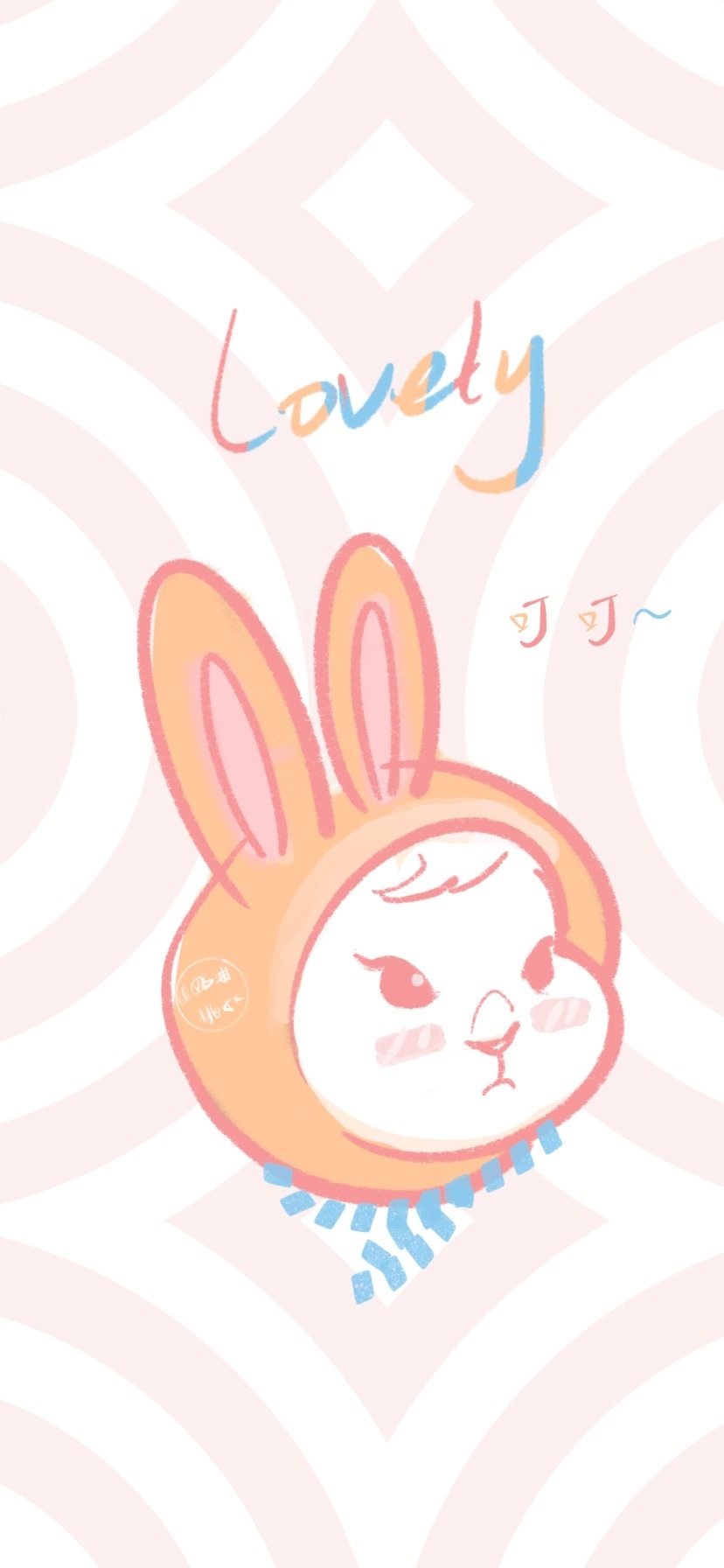 兔子乖乖主题壁纸 wb:奶油桃子k