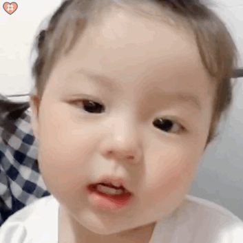 萌娃丸子妹表情包动图