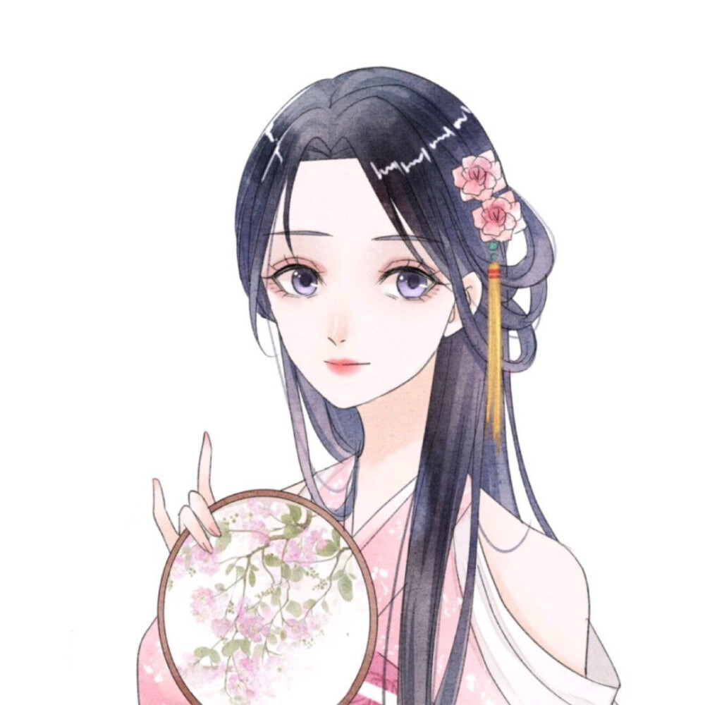 古风少女手绘头像画师:-野梨籽yeliz