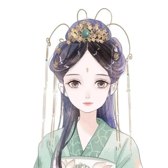 古风少女手绘头像画师:-野梨籽yeliz