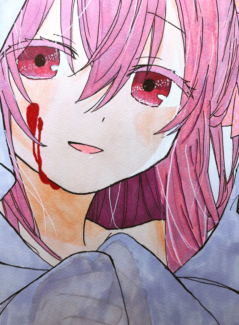 【happy sugar life】病娇 女头 动漫 同人 双人 神户盐 松坂砂糖手绘