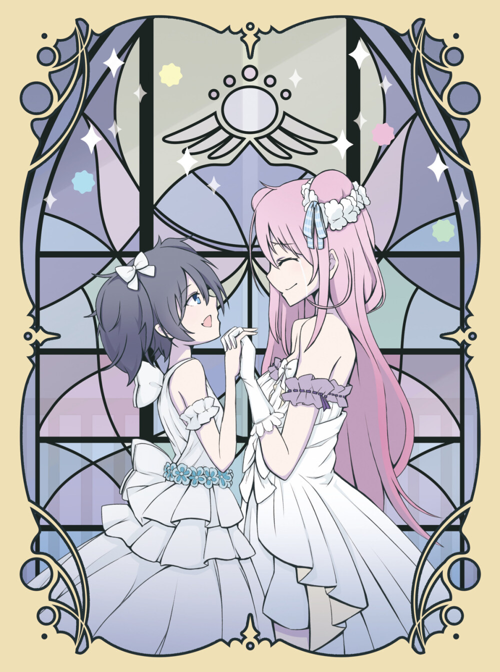 【happy sugar life】病娇 女头 动漫 同人 双人 神户盐 松坂砂糖 p站