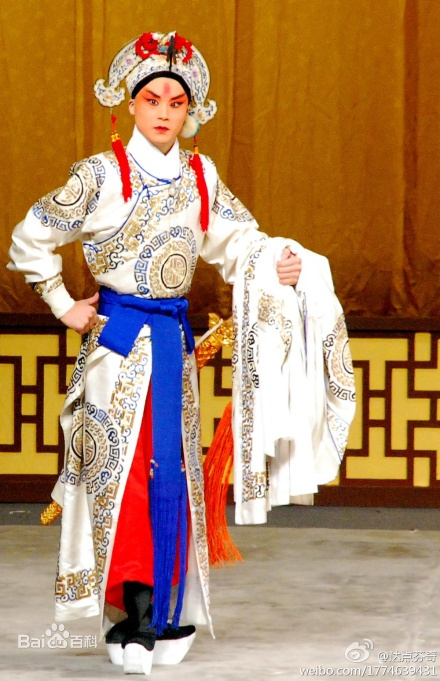 蓝天,男,上海京剧院二团优秀青年演员,工老生,宗余派