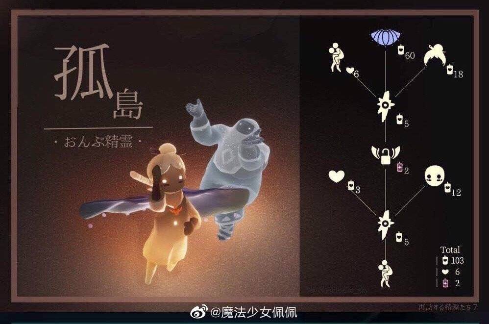 光遇国服第九个复刻先祖 双人背背-紫灯泡斗篷先祖(魔法季期间) 追光