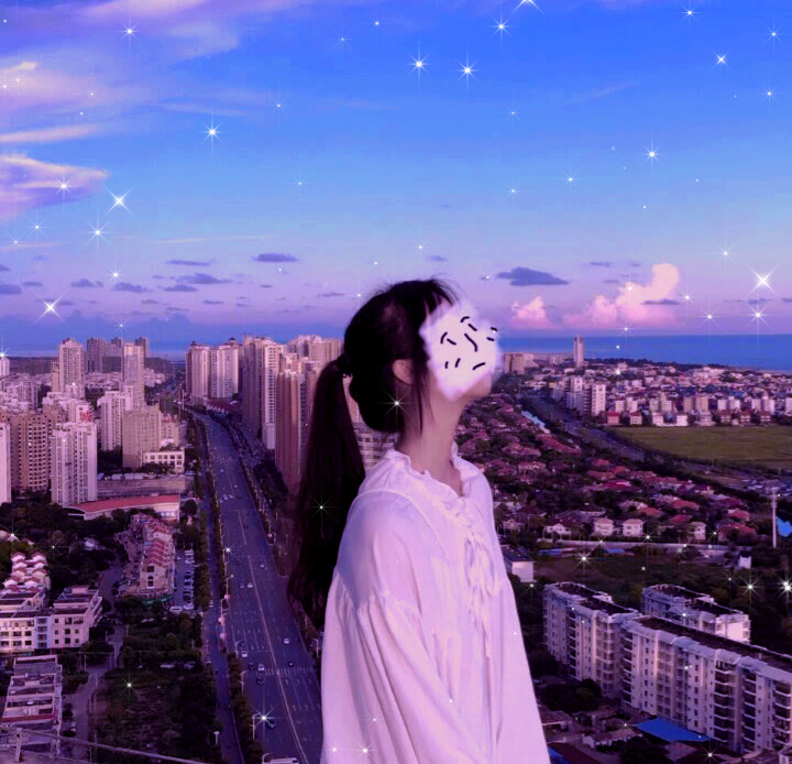 自调滤镜闺蜜女生头像