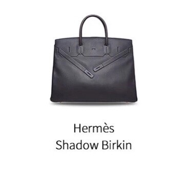 hermes 黑色shadow birkin