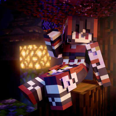 我的世界minecraft,mc高清壁纸渲染图c4d.