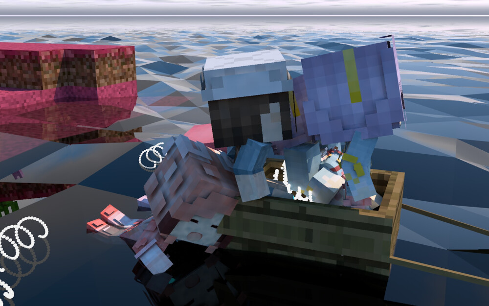 我的世界minecraft,mc高清壁纸渲染图c4d.