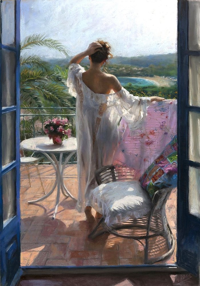 西班牙艺术家vicente romero redondo油画作品