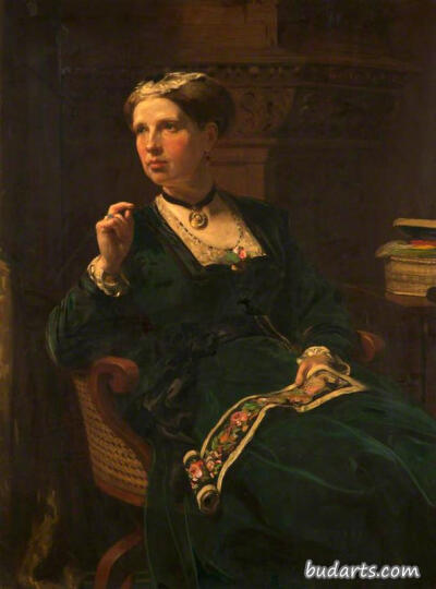 詹姆斯·桑特 james sant 英国维多利亚女王御用肖像画家主要擅长女性