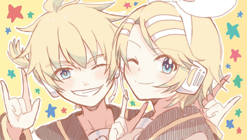 镜音双子画师名:まいさ画师id:1783472