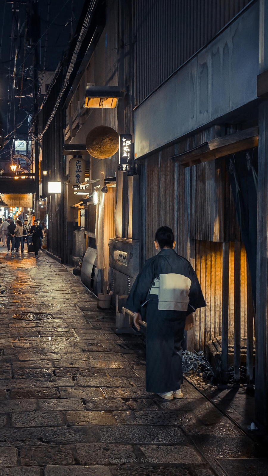 日本的街道夜景风景壁纸/湖光山色/夜景摄影/小清新/天空晚霞/横屏