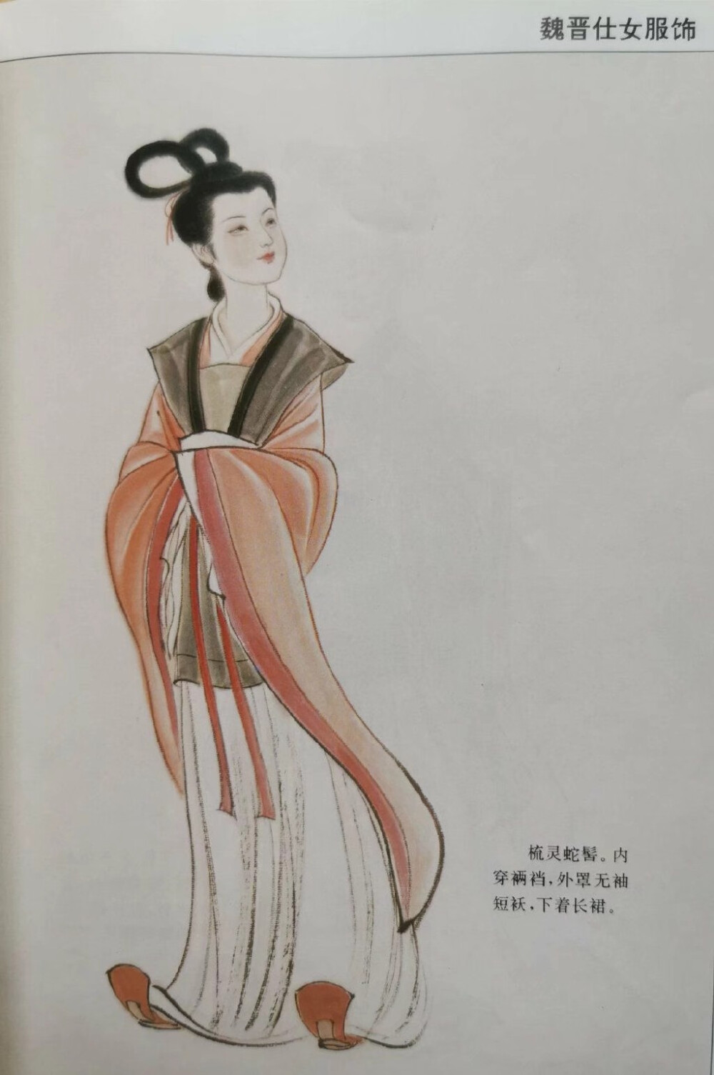 绘画参考# 古代仕女画法及各代的服饰,画师徐有武