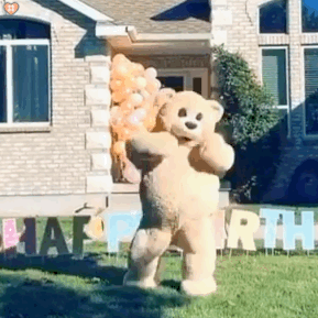 跳舞小熊表情包动图②