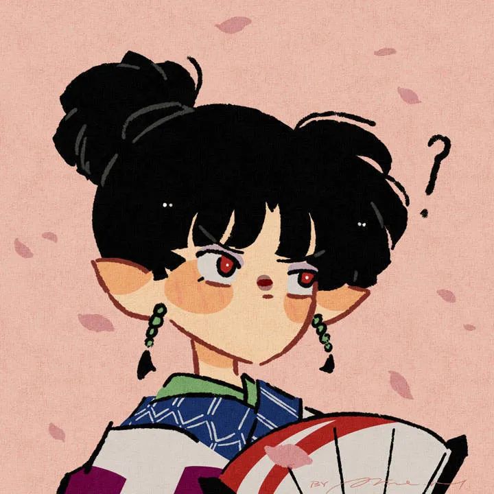 插画头像 哪吒,罗小黑,犬夜叉有关… 画师 ah66