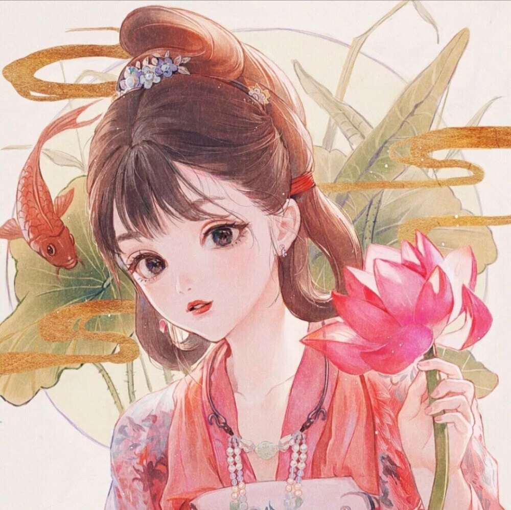 女生古风头像