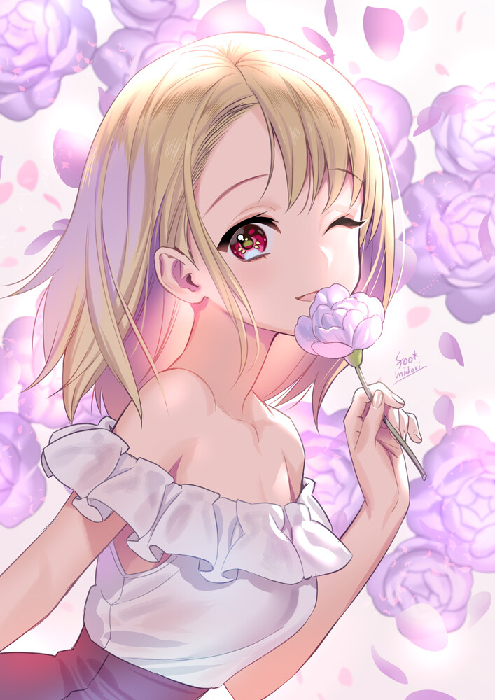二次元少女#《二次元少女原画集锦》(五百六十二)插画师『碧 风羽