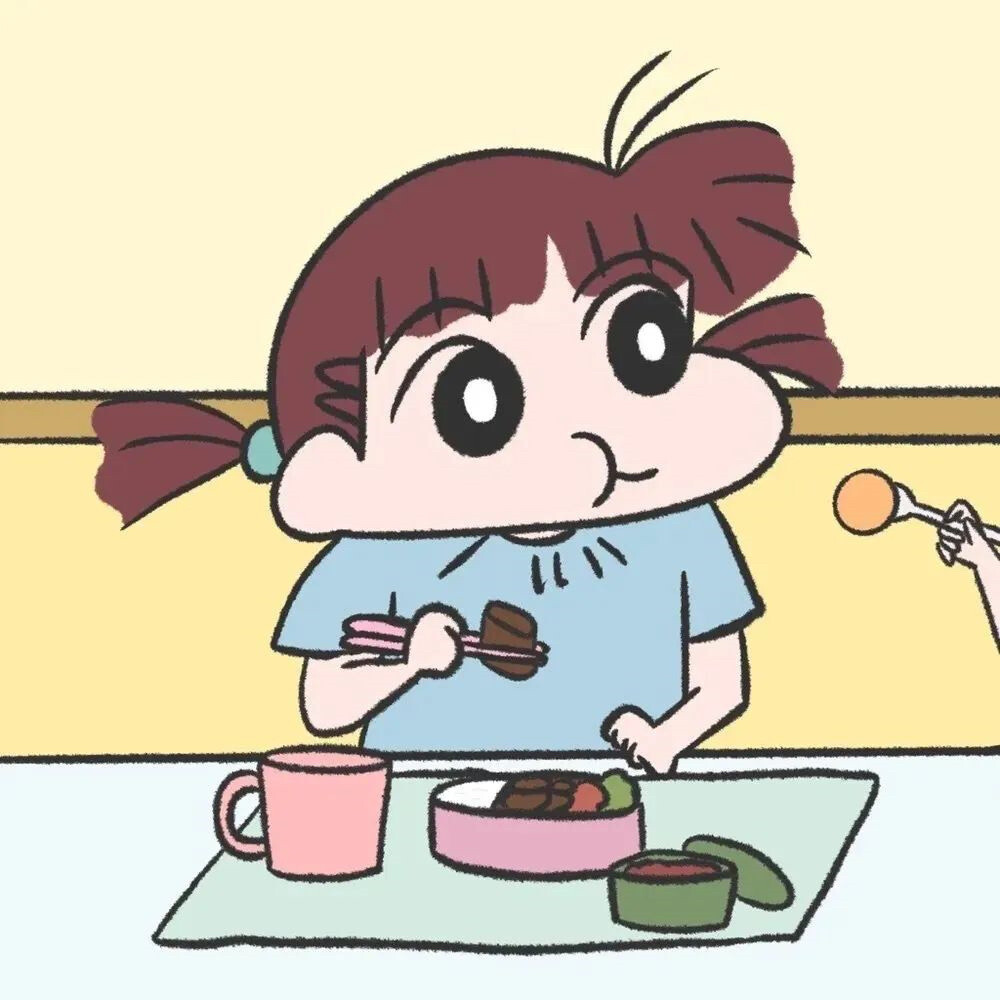 蜡笔小新闺蜜头像 小爱&妮妮