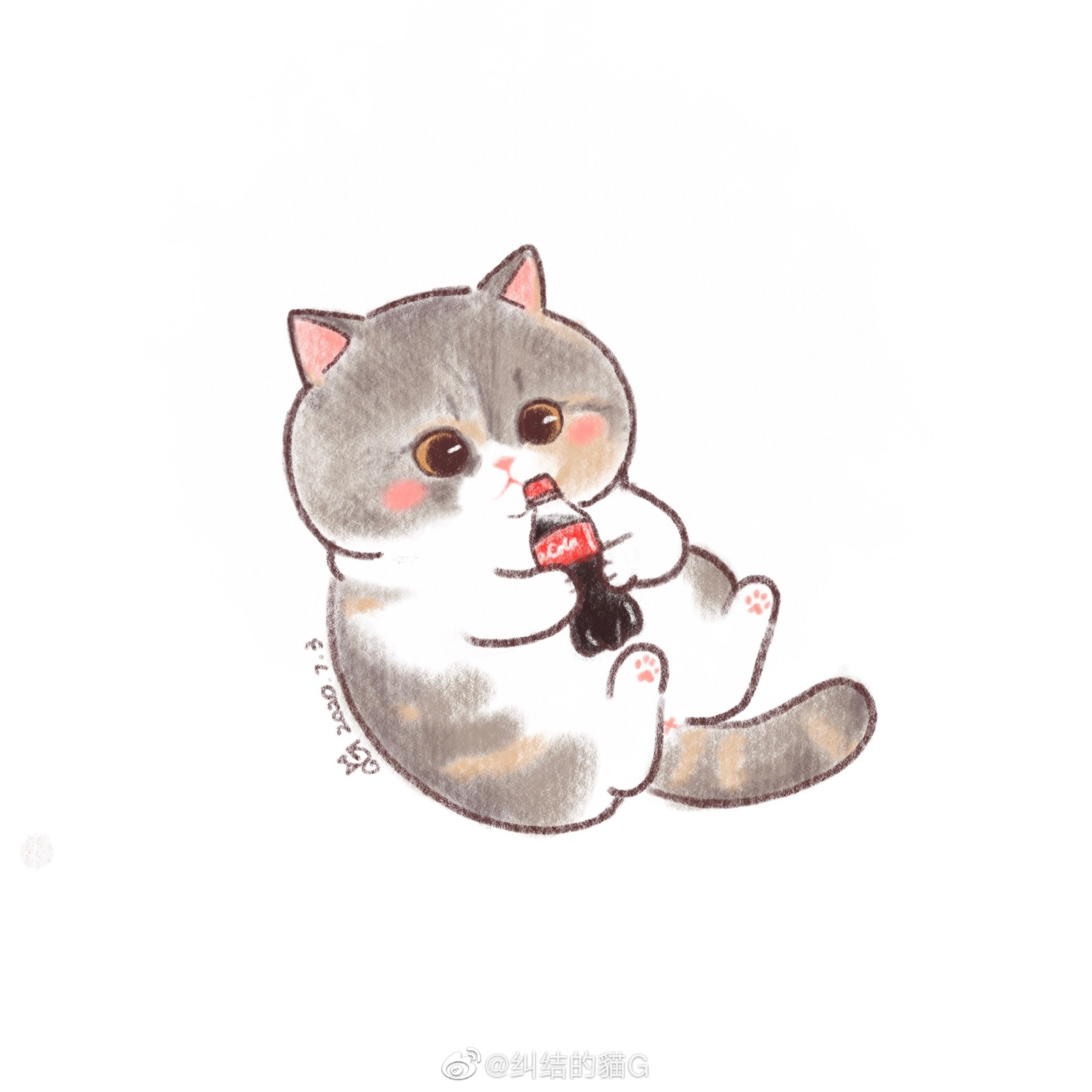 卡通猫头像 卡通猫简笔画 卡通猫壁纸_美图中国网