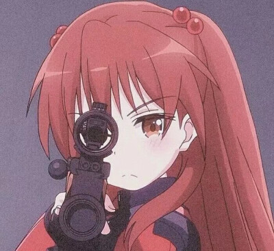 黑色长发女生动漫头像