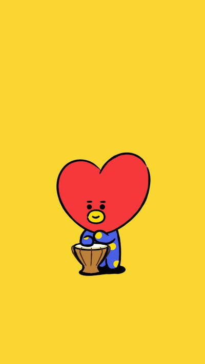 bts防弹少年团 bt21壁纸 tata