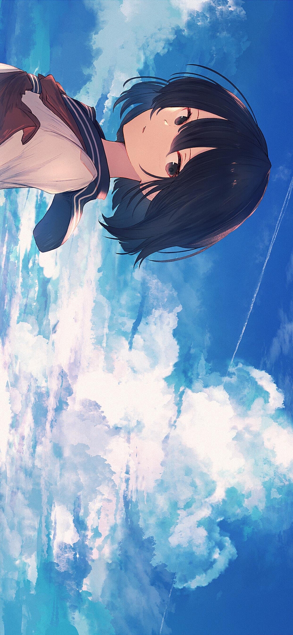水手服女生动漫壁纸可自截做头像
