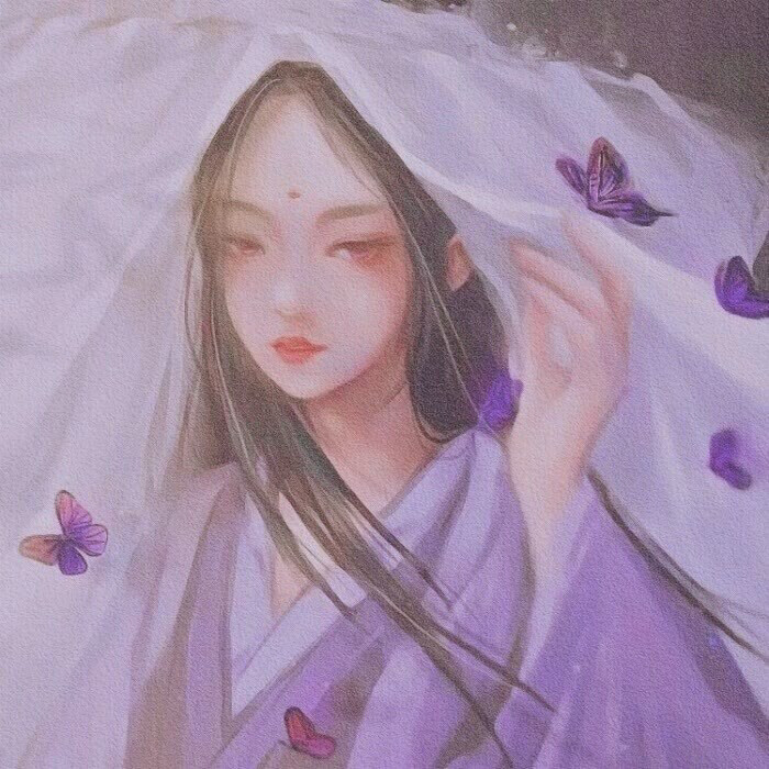 古风国风插画壁纸头像 古风美人